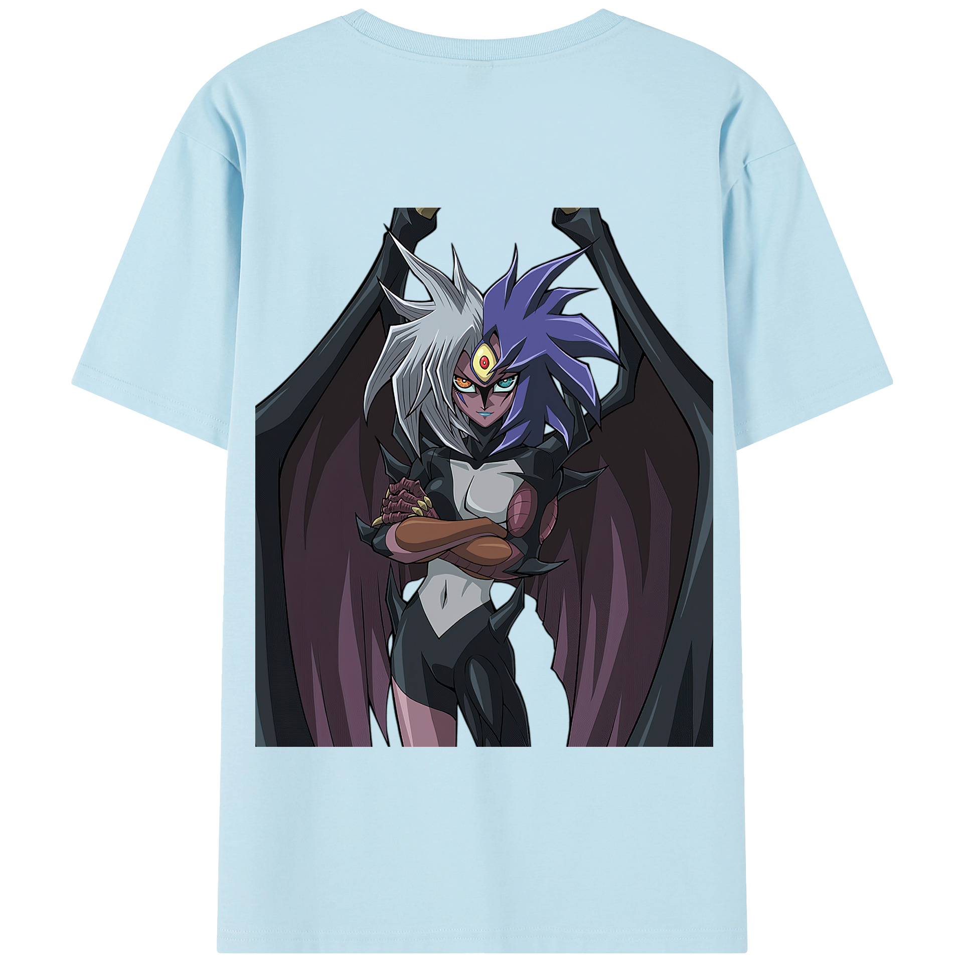 （画像用） 遊☆戯☆王 Yu-Gi-Oh! 綿100％半袖Tシャツ（背面プリント）